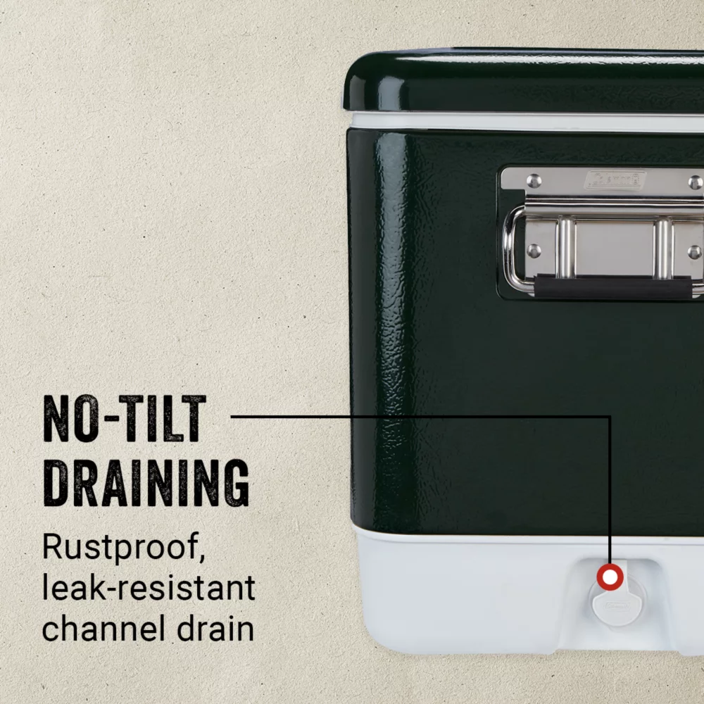 Coleman Vintage 54-Quart Steel Belted® Cooler 6 Coleman Vintage 54-Quart Steel Belted® Cooler - Image 4