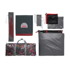 Coleman Skydome™ 6-Person Camping Tent With Full-Fly Vestibule, Evergreen -Campout Gear Shop SKYDOME20TENT204P20VB20PAISLEY OVERHEAD20CARRY20BAG20SHOT v3 3