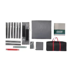 Coleman Skylodge™ 12-Person Camping Tent With Screen Room, Evergreen 17 Coleman Skylodge™ 12-Person Camping Tent With Screen Room, Evergreen -Campout Gear Shop Tent12P Ext Sr C001 EG Overhead Content 1